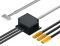 1 x Stecker, e-drive für Schiebetüren Connect Mesh adapter 12V eDrive 3Türen