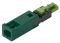 1 x Buchse, Loox5 2-pol. 24 V Adapter 24V/ Steck3,5-Buchs5/blk