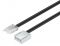 1 x Stecker, Loox 4-pol. RGB Zuleit. LED-Band RGB 10mm/24V/3,5A/2,0m