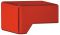 15 x 15 mm Möbelknopf PA koralle 36 15x15x25mm
