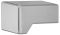 15 x 15 mm Möbelknopf PA lichtgrau 97 15x15x25mm