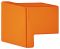 32 x 32 mm Möbelknopf PA orange 24 32x32x30mm