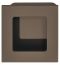 60 x 60 mm Muschel PA umbra 84 60x54x15mm