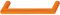 138 x 35 mm Griff PA orange matt 24 10/138x35mm