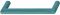 106 x 35 mm Griff PA aquablau matt 55 10/106x35mm