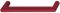 109 x 38 mm Griff PA rubinrot matt 33 13/109x38mm