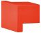 32 x 32 mm Möbelknopf PA koralle matt 36 32x32x30mm