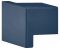 32 x 32 mm Möbelknopf PA blau matt 50 32x32x30mm
