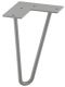 400 mm Möbelfuss St.grau 400mm