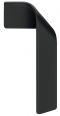 schwarz, antibakteriell, matt Griff Zi.schw.matt Hyg.100x24mm links