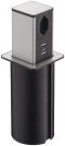 Popup schwarz/Inox 1CH/2USB