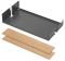 250 x 470 x 92 mm Einh.Tablar anthr./Eiche 250x470x92mm