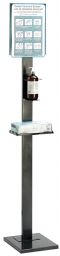 300 mm Hygiene Staender St.schwarz