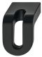 35 x 26 mm Knopf Zi.schwarz matt 35x29mm