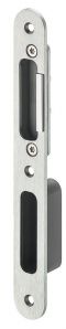 DIN links Flachschliessbl.Edst.matt DL 195xR24x3mm