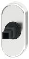 eloxiert, silberfarben Fenstergriffadapter Al.silb.oval