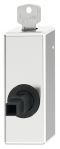 eloxiert, silberfarben Fenstergriffadapter abschl.Al.silb.eckig
