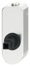 eloxiert, silberfarben Fenstergriffadapter Druckknopf Al.silb.