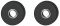 305.23PBR DR-Rosette PA schwarz 90