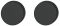 306.23PB BL Blind-Rosette PA schwarz 90