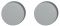 306.23PB BL Blind-Rosette PA grau 95