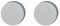 306.23PB BL Blind-Rosette PA grau 97