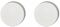 306.23PB BL Blind-Rosette PA weiss 99