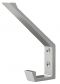17 mm Hut-Mantelhaken Alu.silberf. 17x76x105mm