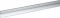 972 x 49 mm Muschelgriff Alu silberfarb. 972x49mm