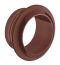Kunststoff Rosette Kst.braun 16mm