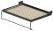 Grundrahmen: graphitschwarz, RAL 9011, Federholzleisten: natur Teleletto quer Style BF 2000x1400mm