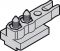 grau Schienenpuffer Slido Classic 80