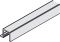 3.500 mm U-Profil Alu.silberf. 3,5m