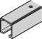silberfarben, blank, eloxiert E-Laufschiene Alu bl. 2,0m