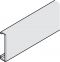 2.500 mm Porta Clip-Blende Alu.schw. 2,5m