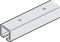 blank Laufschiene Porta Alu blank 1,7m