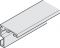 silberfarben, eloxiert Junior 80 Wink.Prof.Alu 4m f. Glas