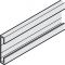 schwarz, eloxiert Slido D-Li12 Wandabst.Prof.schw.elox.2m