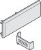 Endkappenset, 95 mm, kürzbar, inkl. Sicherungsklammer für Aluminiumblende