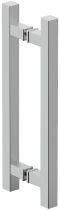 silberfarben, eloxiert Tuergriff beids. eckig Al.silberf. 400mm