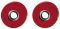 Rundzylinder DR-Rosette PA rot 33