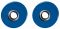 Rundzylinder DR-Rosette PA blau 50