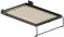 Grundrahmen: graphitschwarz, RAL 9011, Federholzleisten: natur Teleletto laengs Style BF 1800x2000mm