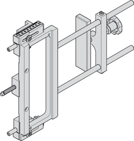 Universalfräsrahmen, für Frässchablone H2/H7