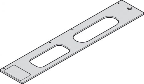 Frässchablone, für die Bandfräsungen der Türbänder Startec H2/H7, Startec