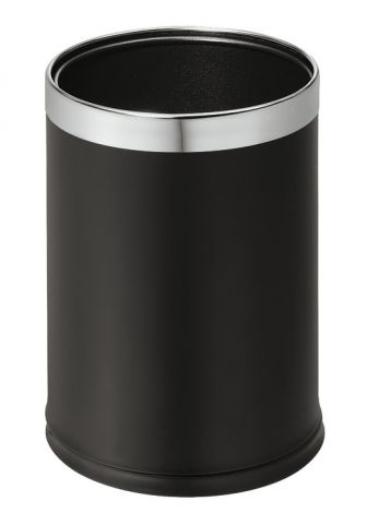 10 l Papierkorb Wand schwarz