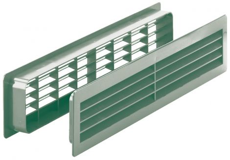 460 x 95 mm Luftgitter grau 95 460x95mm