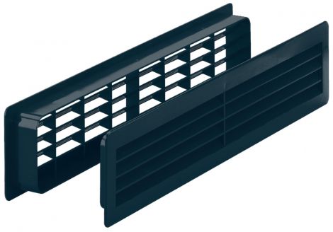 460 x 95 mm Luftgitter grau 92 460x95mm