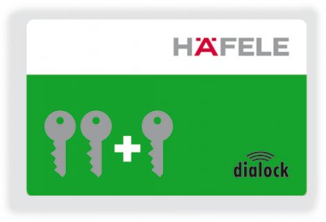 Programmierkarte, für elektronischen Fachverschluss/Hebelschloss FL 210