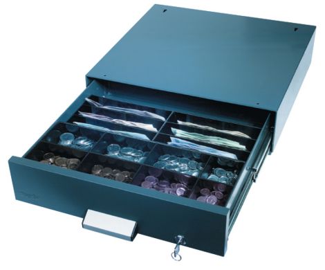 Unterbau-Geldschubl. Alarm 410x400x110mm